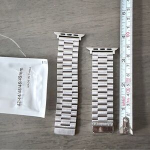 Silver Metal Watch Band